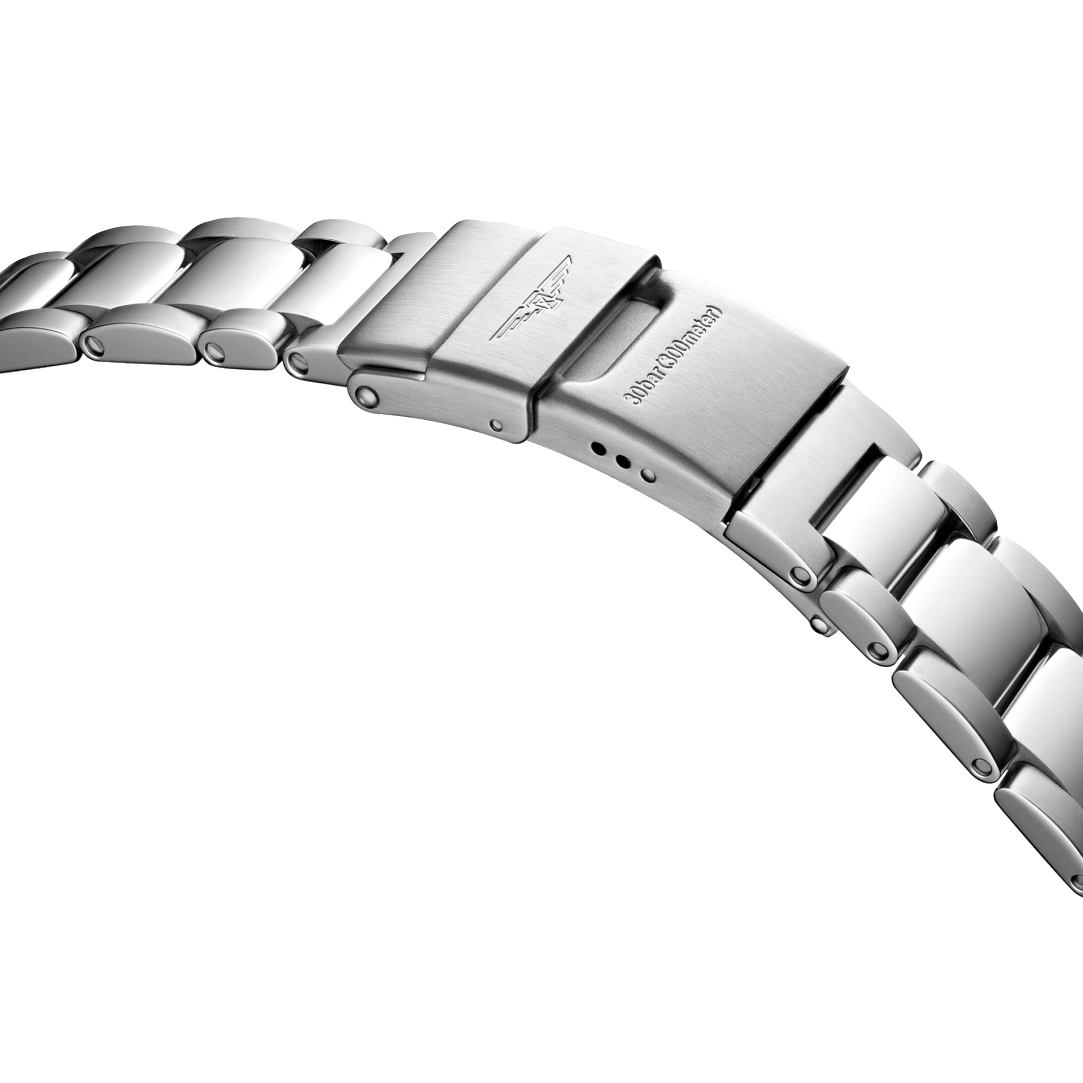 Longines HydroConquest quartz watch diamond index white mother-of-pearl dial steel bracelet 32 mm L3.370.4.87.6