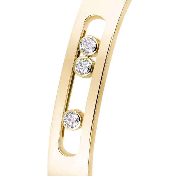 Bangle Messika Move Joaillerie en or jaune et diamants