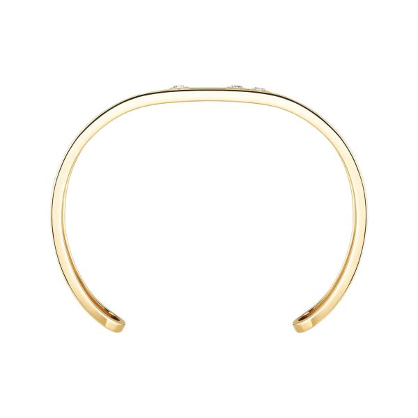 Bangle Messika Move Joaillerie en or jaune et diamants