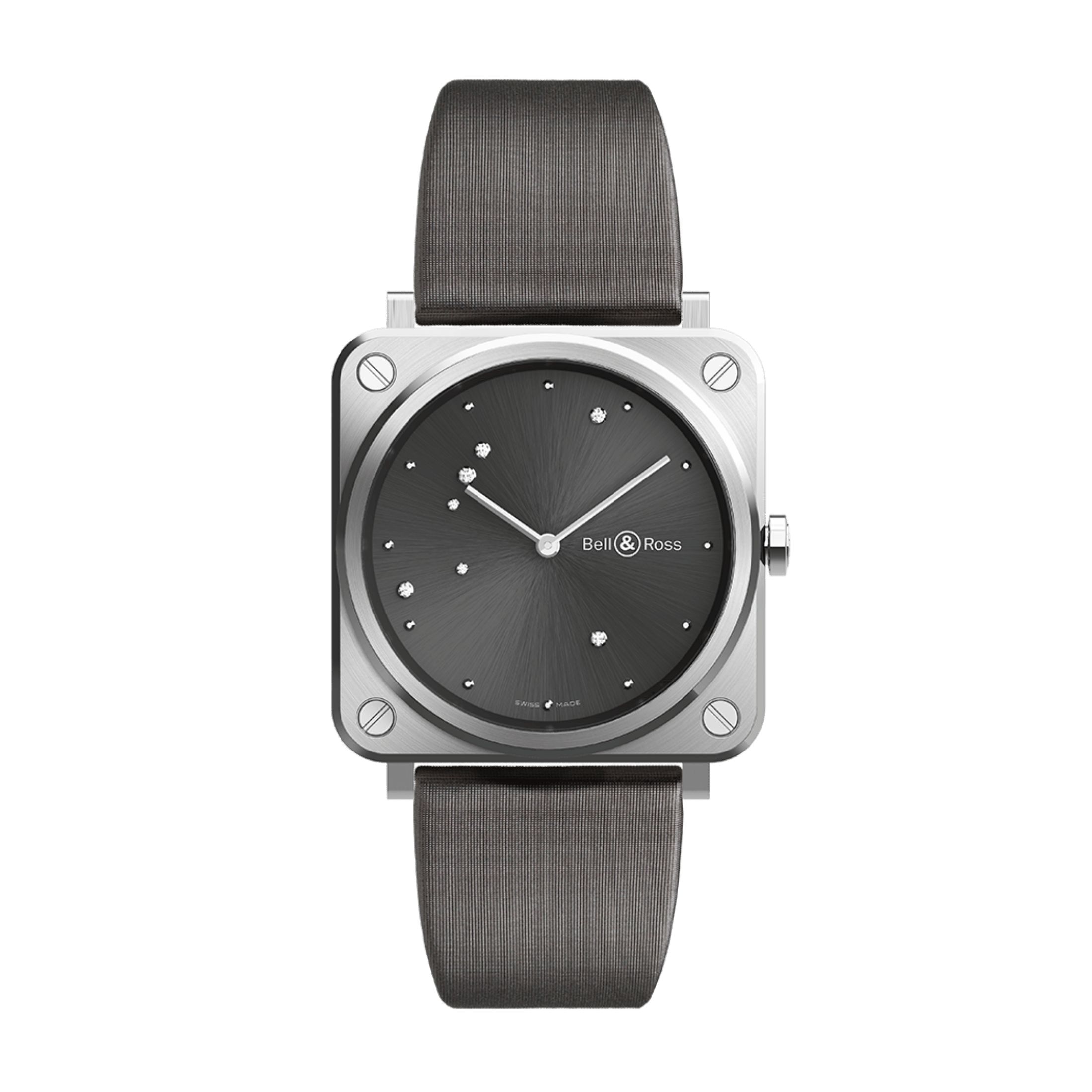 Bell & Ross BR S Grey Diamond Eagle quartz 39 mm - Lepage