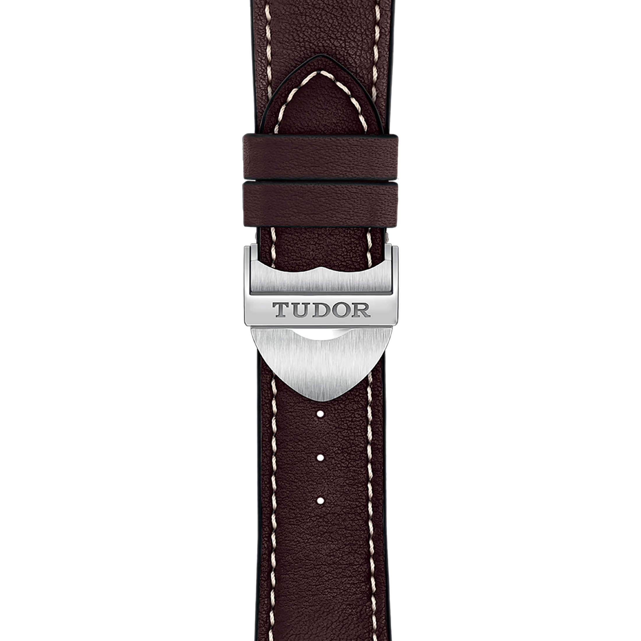 Montre Tudor 1926 automatique cadran opalin bracelet cuir brun 41 mm M91650-0010