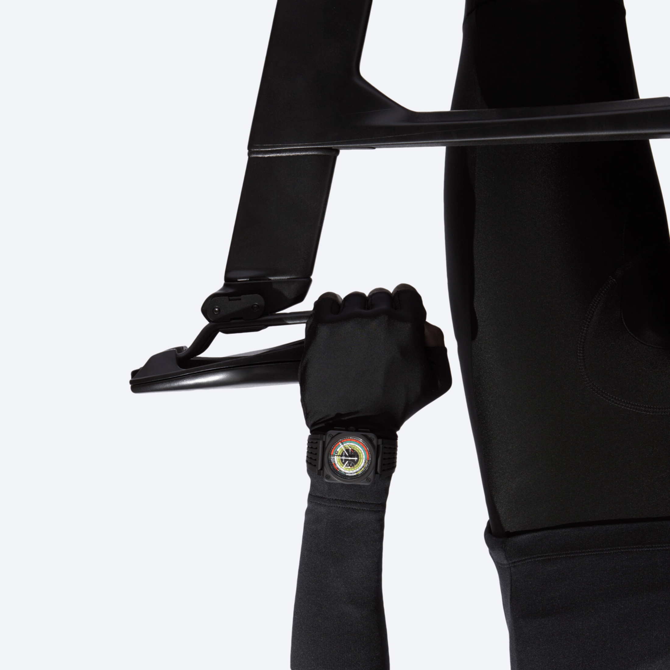 Bell & Ross BR-03 Chrono Multimeter ceramic automatic black dial rubber strap 42 mm