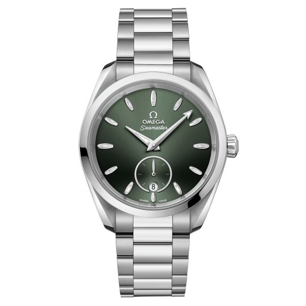 Omega Seamaster Aqua Terra 150m Small Second Co-Axial Master Chronometer green dial steel bracelet 38 mm