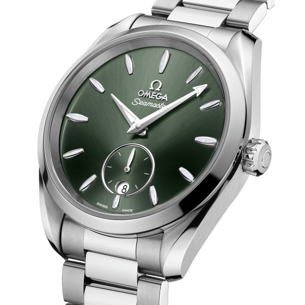 Montre Omega Seamaster Aqua Terra 150m Petite Seconde Co-Axial Master Chronometer cadran vert bracelet acier 38 mm