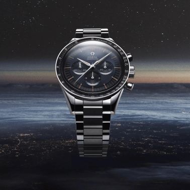 Montre Omega Speedmaster "First OMEGA In Space" Co-Axial Master Chronometer bracelet acier 39,7 mm