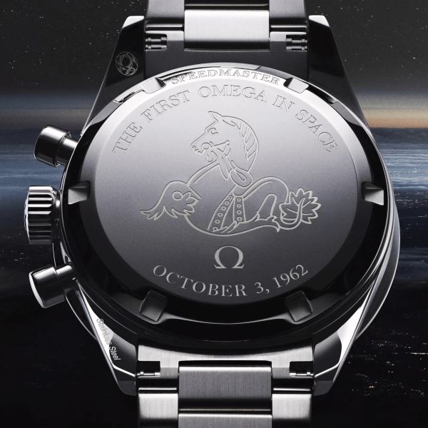 Montre Omega Speedmaster "First OMEGA In Space" Co-Axial Master Chronometer bracelet acier 39,7 mm