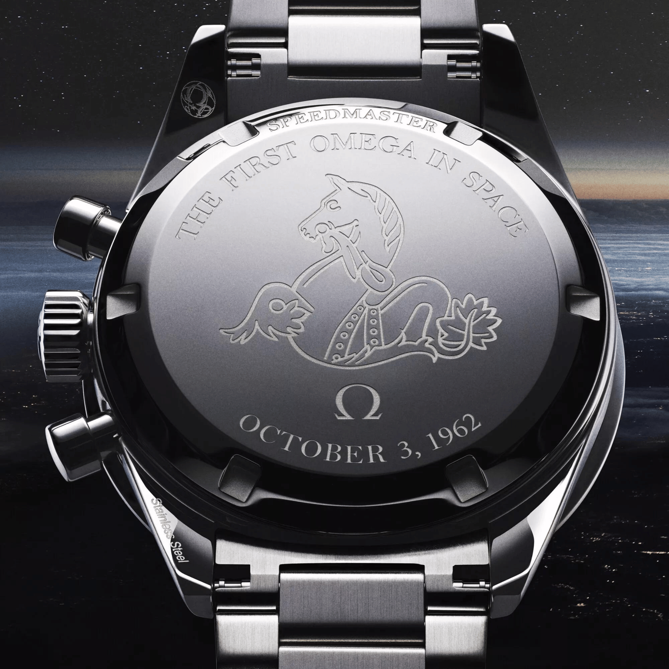 Omega Speedmaster "First OMEGA In Space" Co-Axial Master Chronometer steel bracelet 39,7 mm