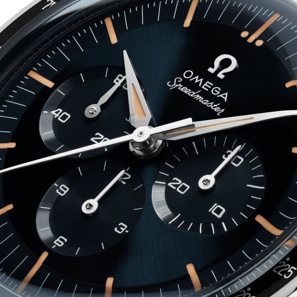 Omega Speedmaster First OMEGA In Space black leather strap