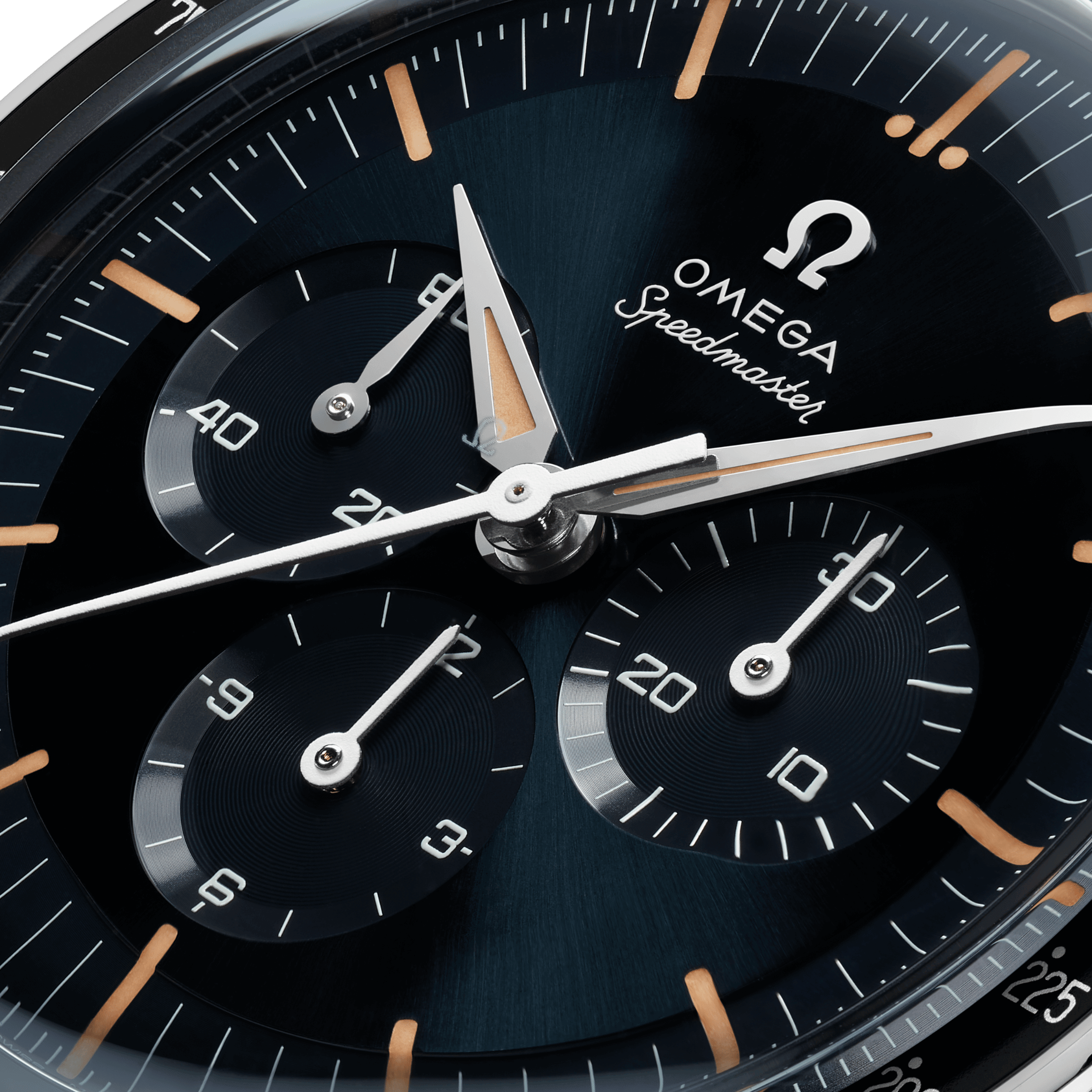 Montre Omega Speedmaster "First OMEGA In Space" Co-Axial Master Chronometer bracelet cuir noir 39,7 mm