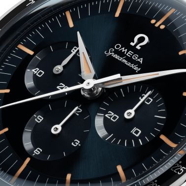 Omega Speedmaster "First OMEGA In Space" Co-Axial Master Chronometer brown leather strap 39,7 mm