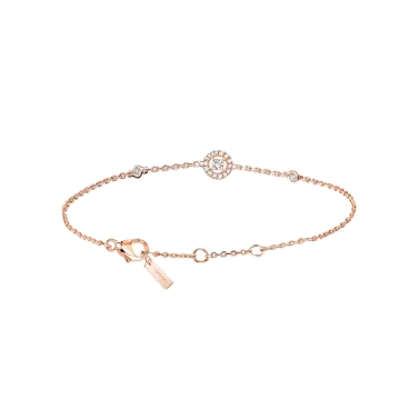 Bracelet Messika Joy XS en or rose et diamants