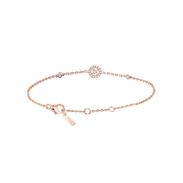 Bracelet Messika Joy XS en or rose et diamants