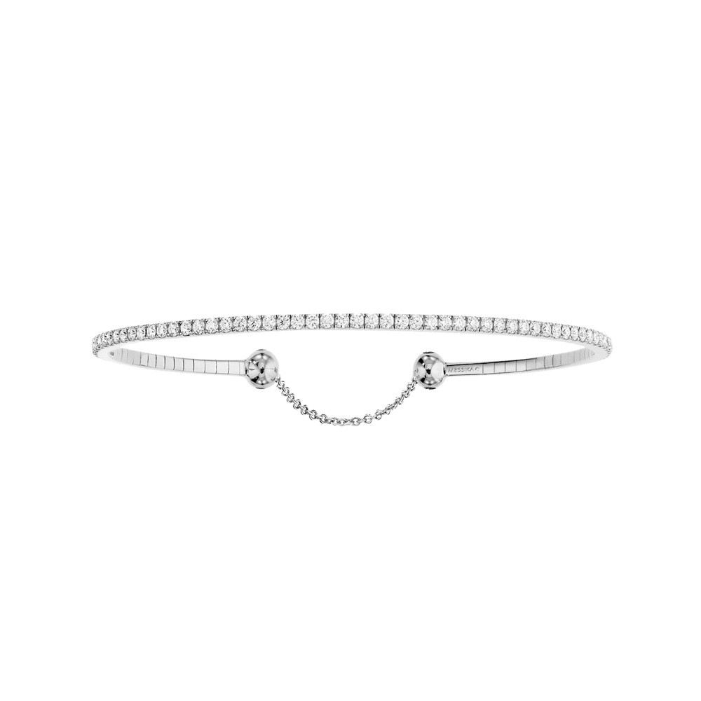 Bracelet Messika Skinny en or blanc et diamants 1,80 carat Bracelet Messika Skinny en or blanc et diamants 1,80 carat