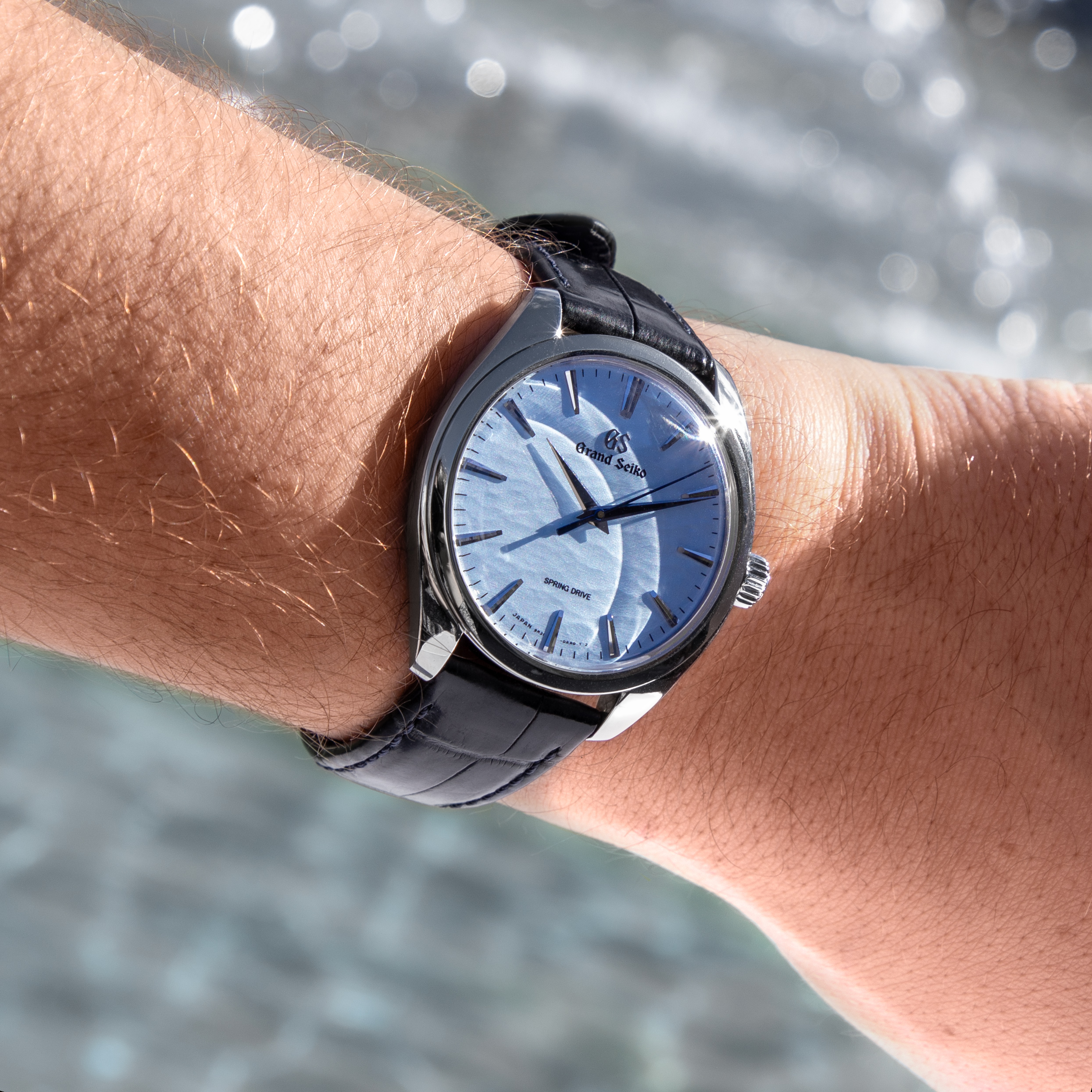 Montre Grand Seiko Elegance "Omiwatari" Spring Drive mécanique 38,5 mm Full Set 2022