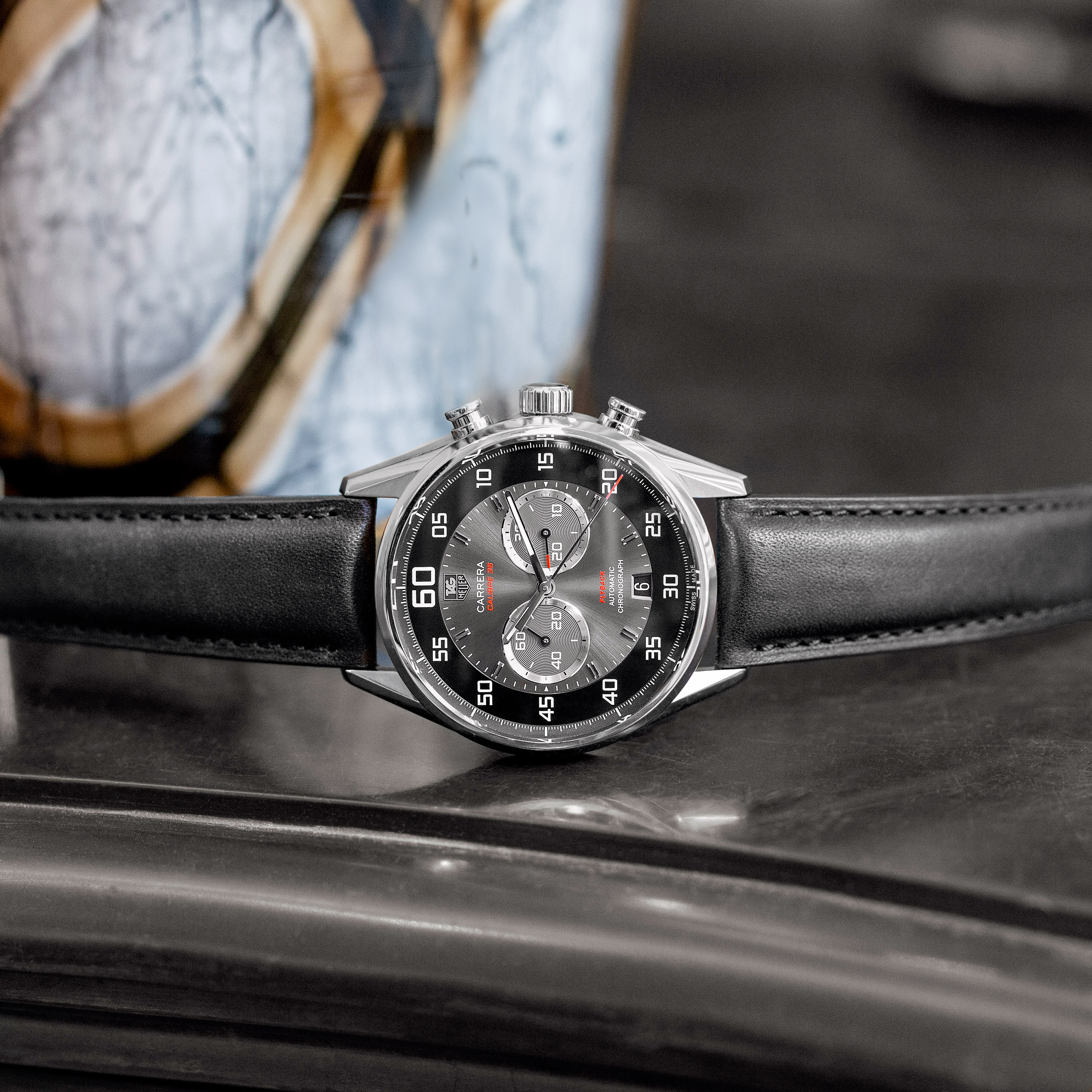 Montre TAG Heuer Carrera Calibre 36 Automatic Flyback 43 mm Full Set 2017