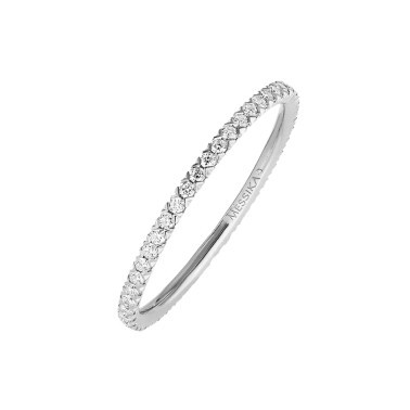 Alliance Messika Gatsby tour complet en or blanc et diamants