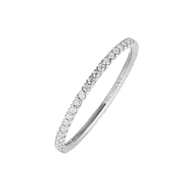 Alliance Messika Gatsby tour complet en or blanc et diamants