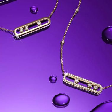 Collier Messika Move Uno en or jaune et diamants