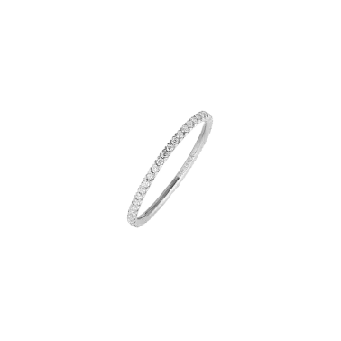 Alliance Messika Gatsby tour complet en or blanc et diamants