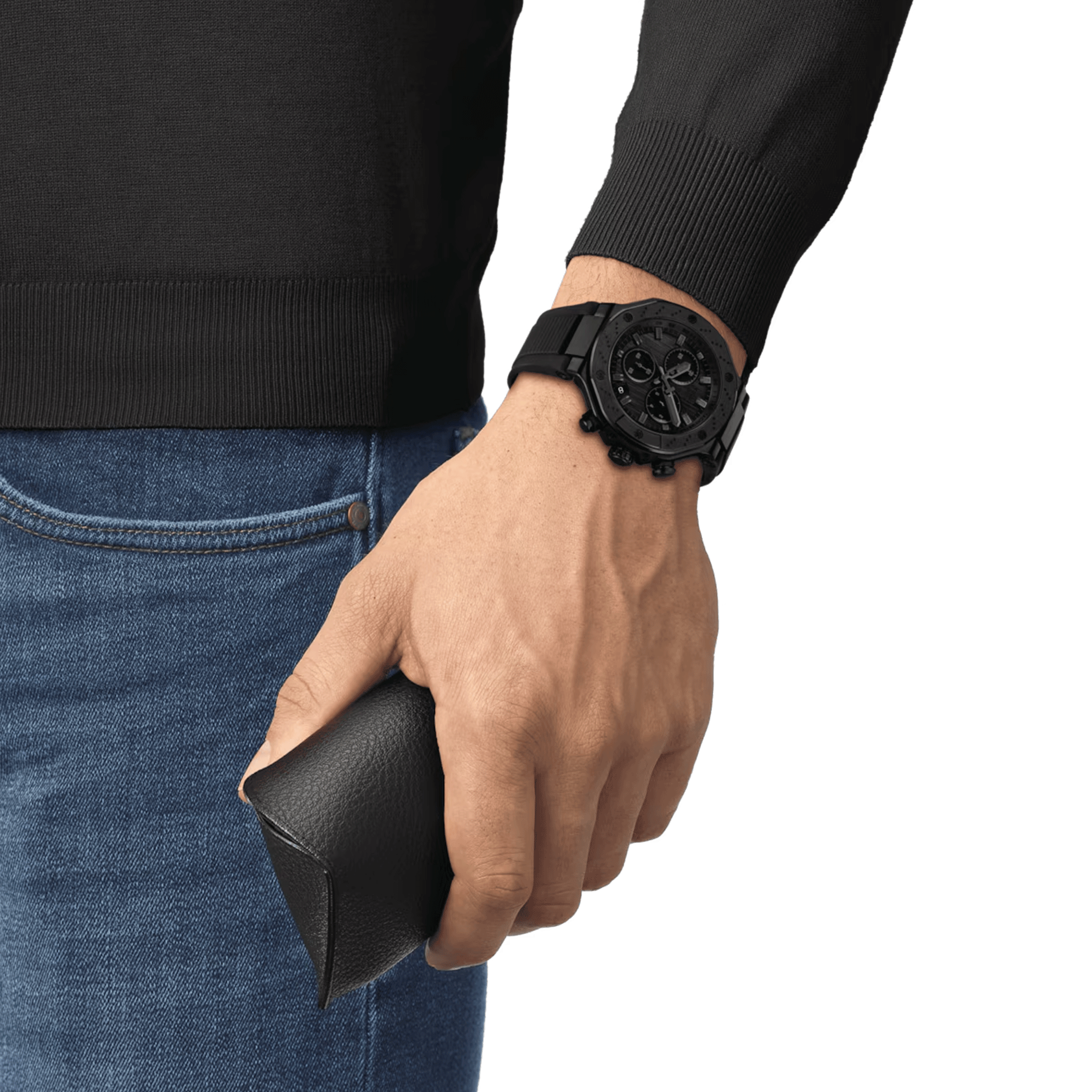 Tissot T-Sport T-Race Chronograph quartz grey dial black silicone strap 45 mm T141.417.37.061.00