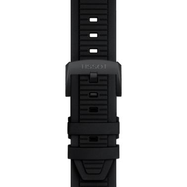 Tissot T-Sport T-Race Chronograph quartz grey dial black silicone strap 45 mm T141.417.37.061.00