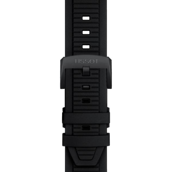 Tissot T-Sport T-Race Chronograph quartz grey dial black silicone strap 45 mm T141.417.37.061.00