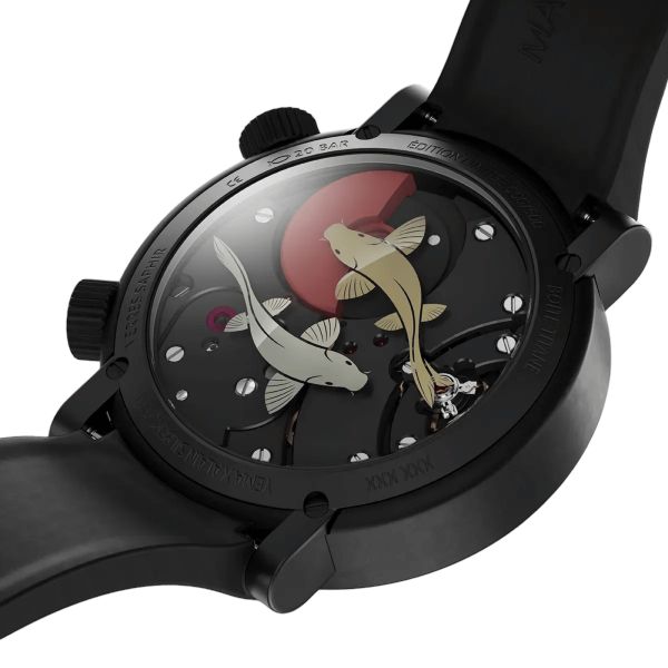 Yema x Alain Silberstein "Marine" automatic titanium 40 mm