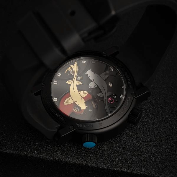 Montre Yema x Alain Silberstein "Marine" automatique titane 40 mm
