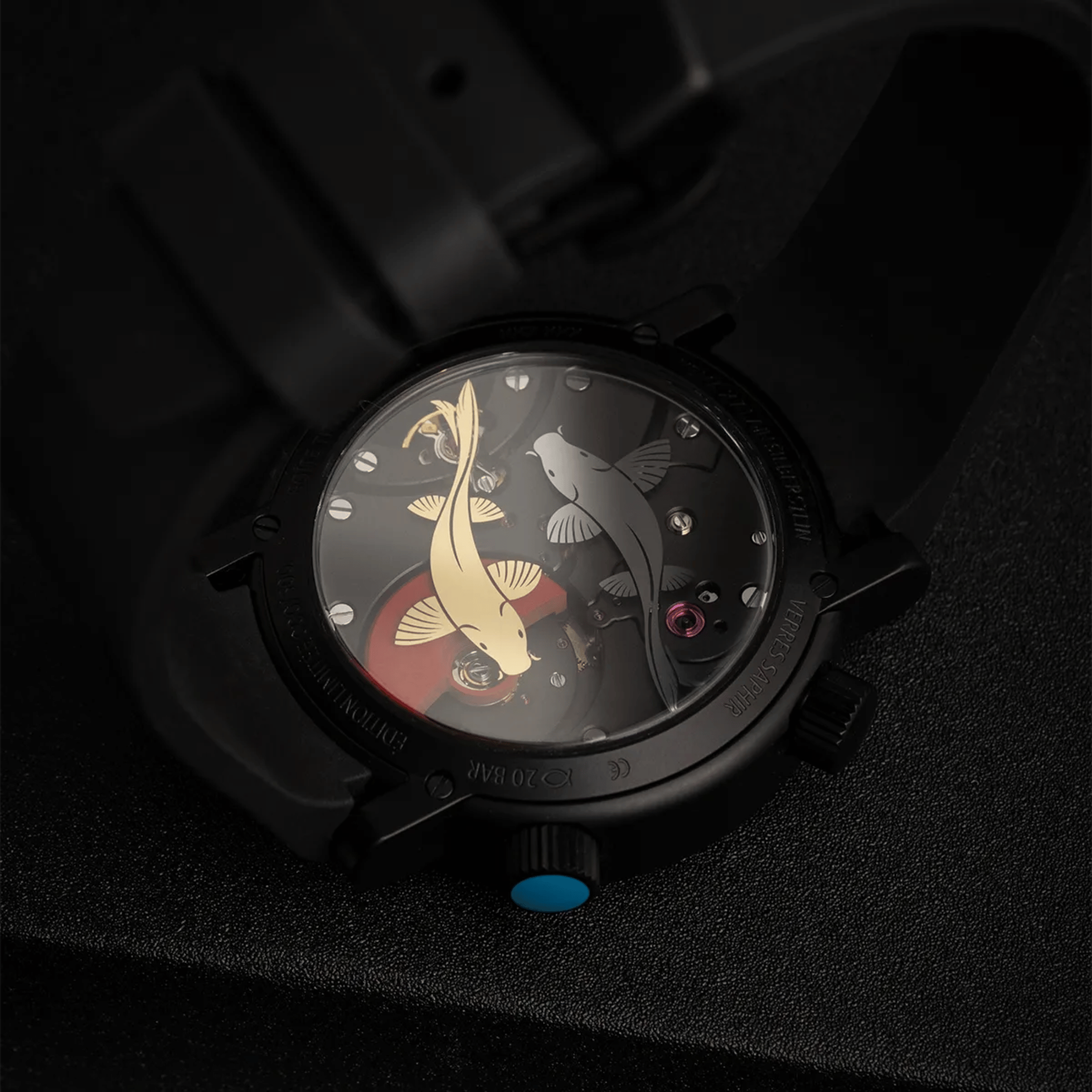 Montre Yema x Alain Silberstein "Marine" automatique titane 40 mm