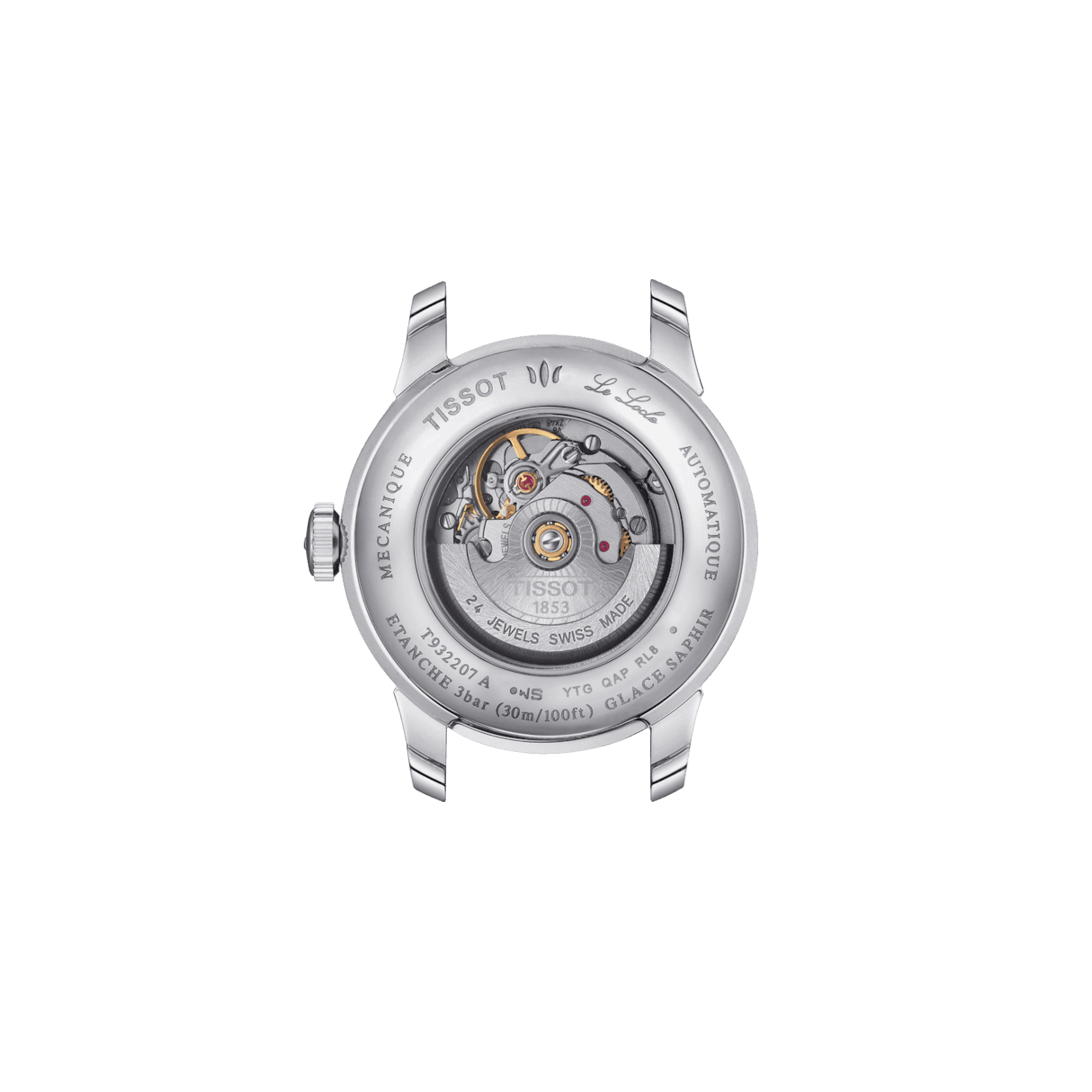 Tissot Le Locle automatic Rose Gold watch diamond hour markers silver dial steel bracelet 29 mm T932.207.41.036.00 Tissot Le Locle automatic Rose Gold watch diamond hour markers silver dial steel bracelet 29 mm T932.207.41.036.00