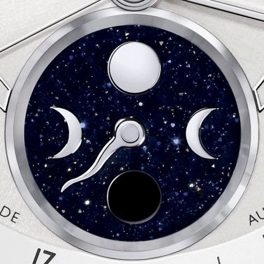 CHANEL J12 Moonphase automatic watch white dial white ceramic bracelet 38 mm H3404