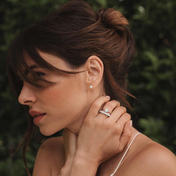 Lepage Joli Cœur White Gold and Diamond Earrings