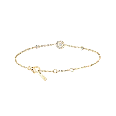 Bracelet Messika Joy XS en or jaune et diamants