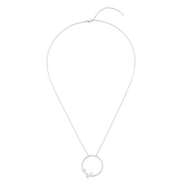 Repossi necklace set in white gold with pear-cut diamonds