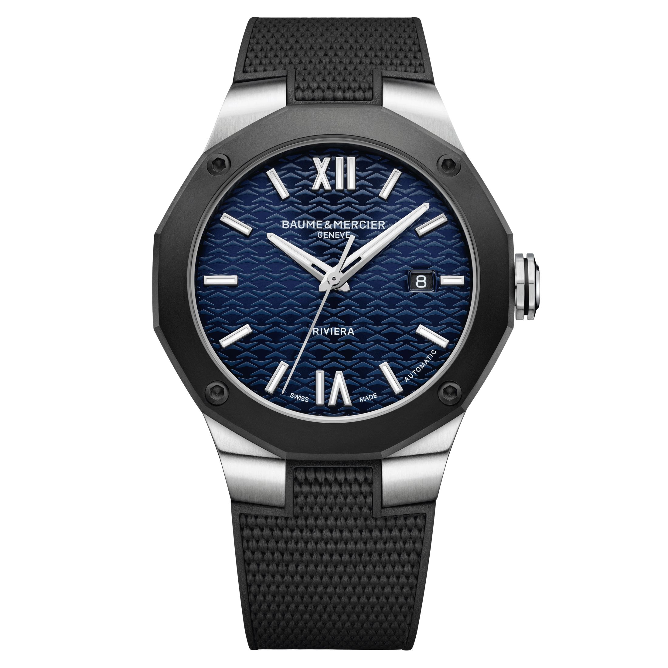 Baume et Mercier Riviera ADLC black automatic Watch 10768 Lepage