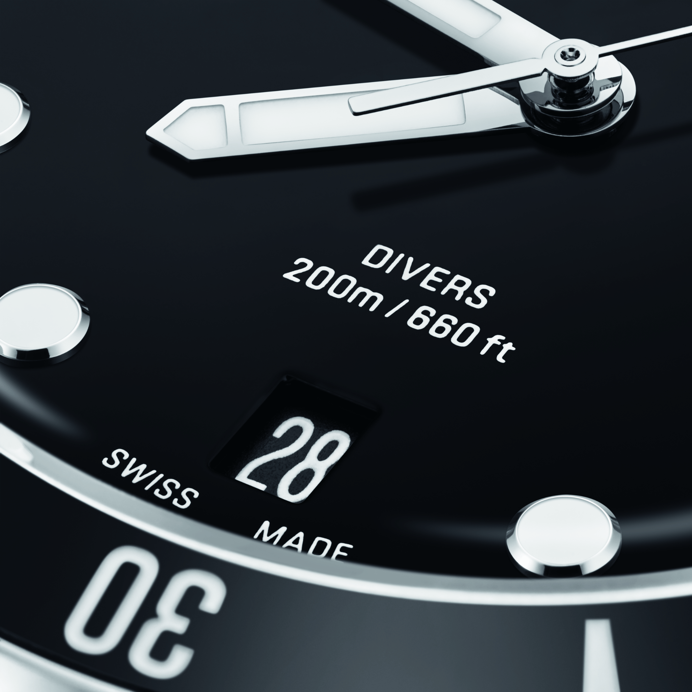 Montre Oris Plongée Divers Date automatique cadran noir bracelet acier 39 mm