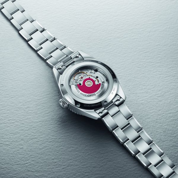 Oris Divers Date automatic blue dial steel bracelet 39 mm