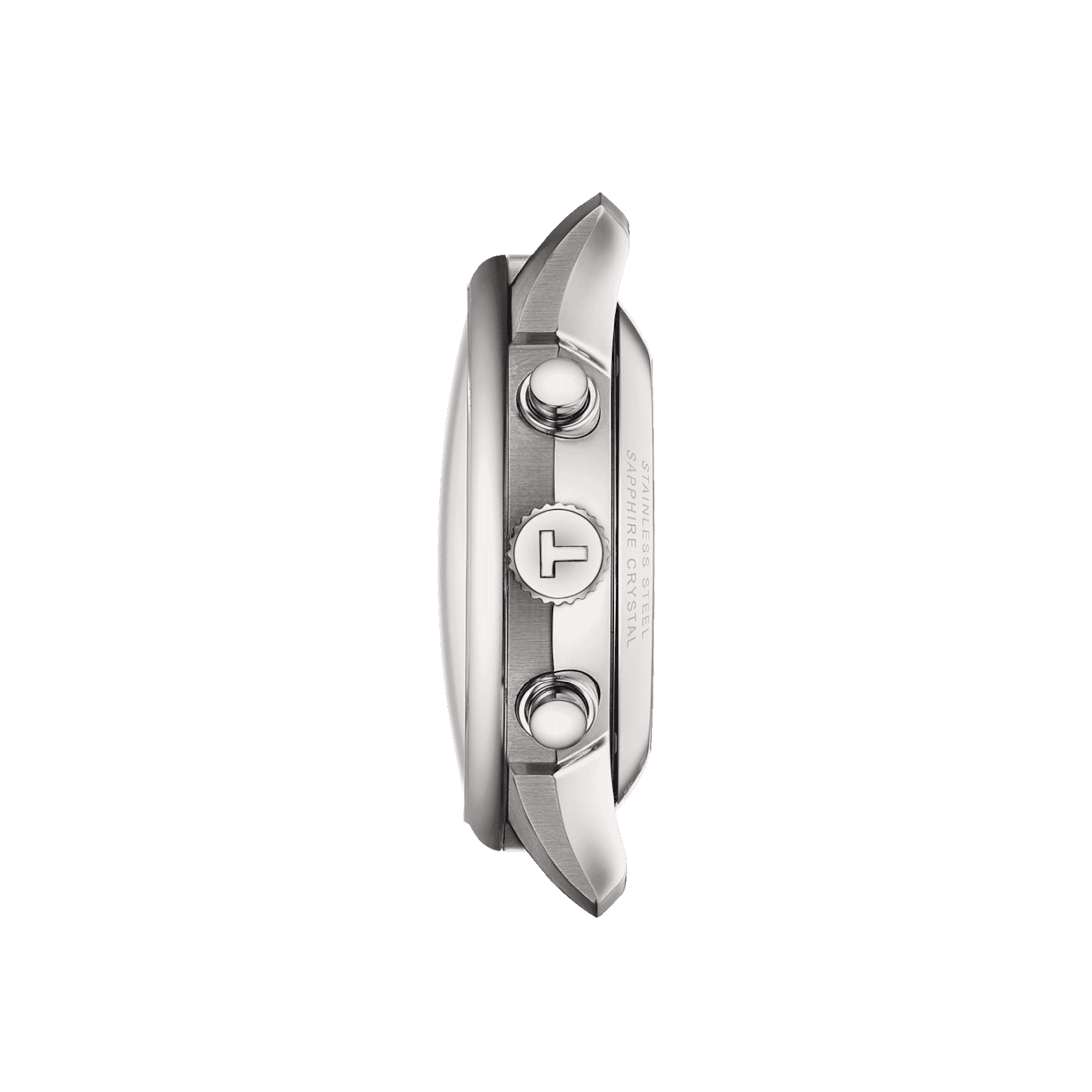 Montre Tissot T-Classic Chemin des Tourelles Chronographe automatique cadran argent bracelet acier 42 mm T139.462.11.038.00