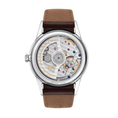 Nomos Orion Neomatik Doré automatic galvanised dial brown leather strap 36,4 mm