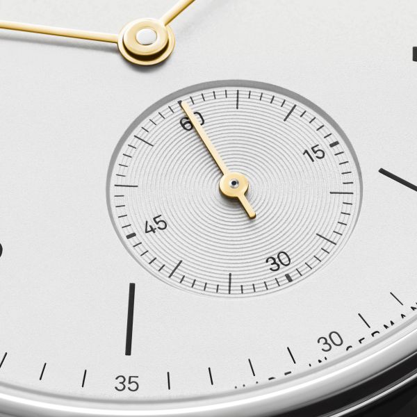 Nomos Tangente Neomatik Doré automaticgalvanised dial leather strap sapphire crystal back 35 mm