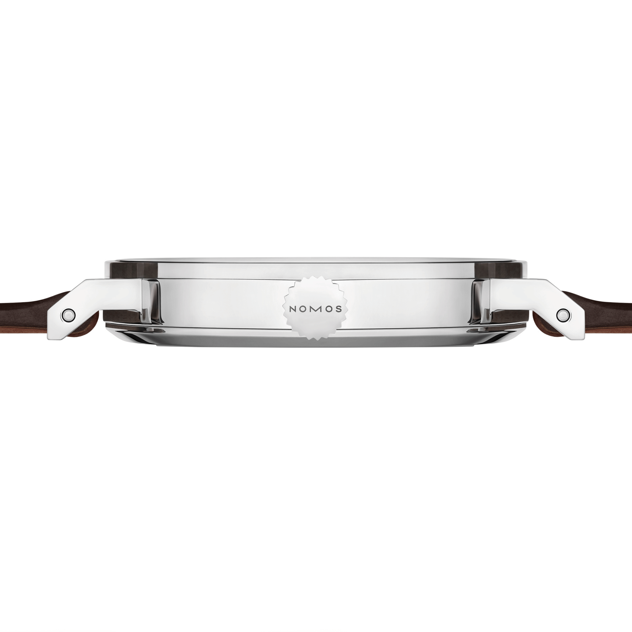 Nomos Tangente Neomatik Doré automaticgalvanised dial leather strap steel caseback 35 mm