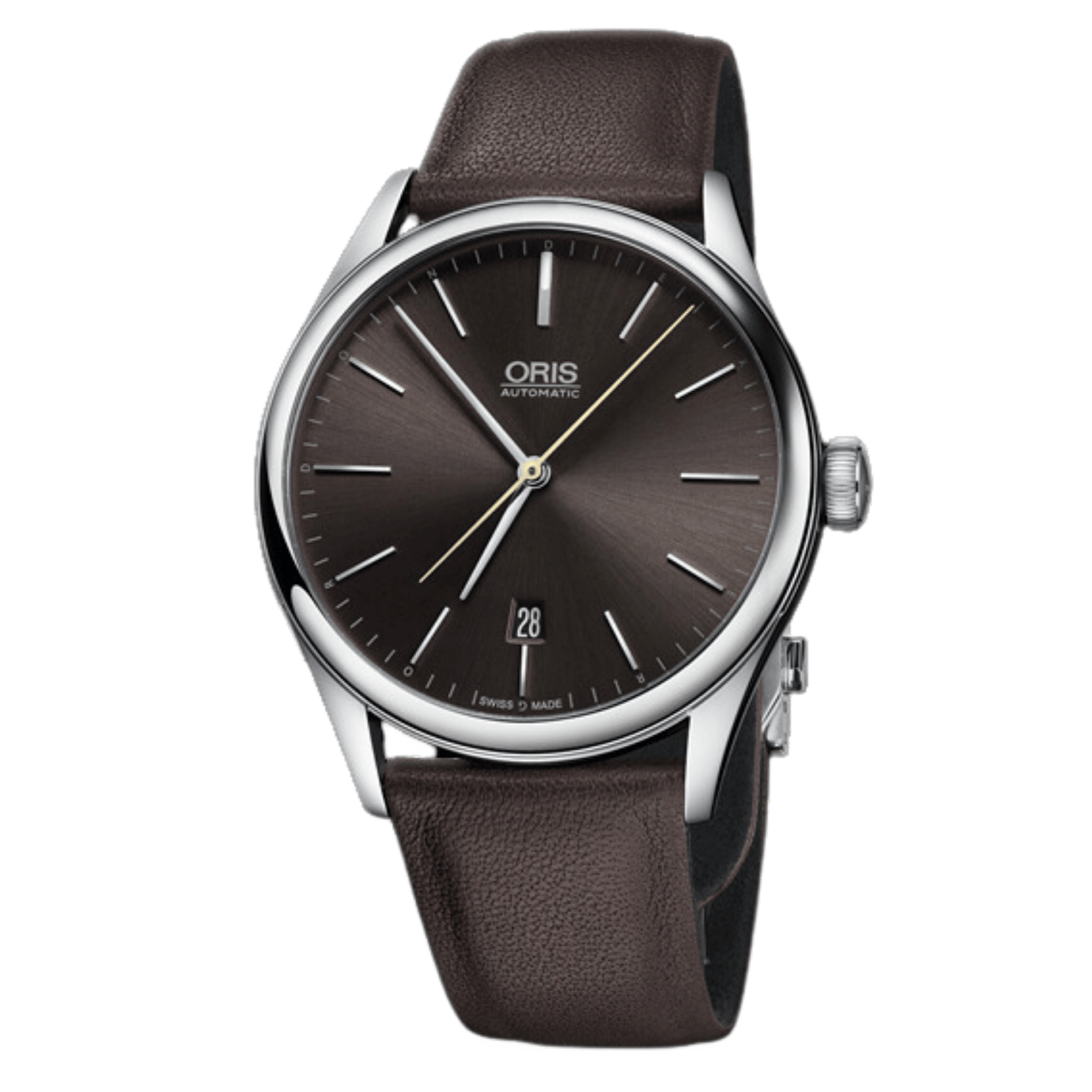 Montre Oris Dexter Gordon Limited Edition automatique cadran gris bracelet cuir 40 mm