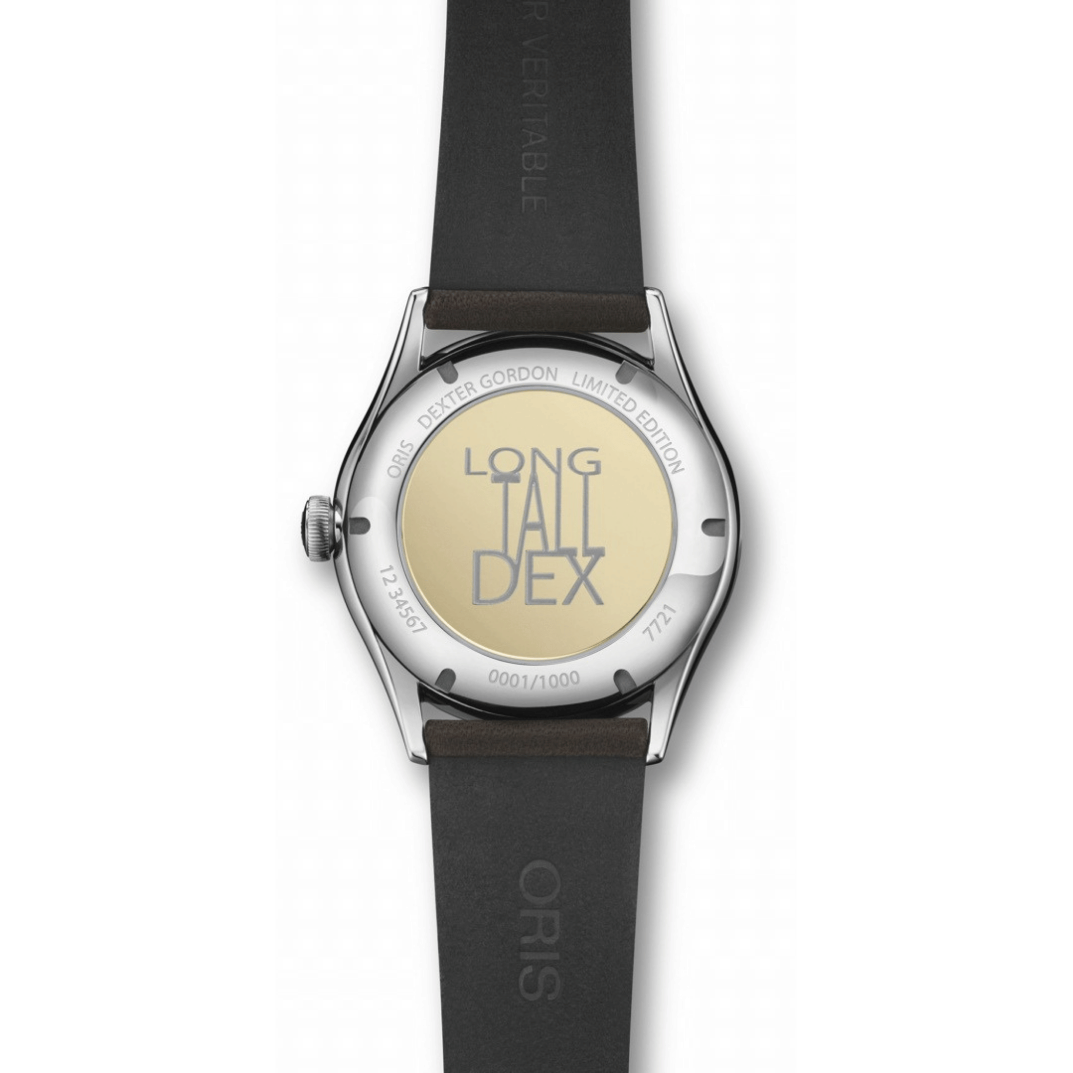 Montre Oris Dexter Gordon Limited Edition automatique cadran gris bracelet cuir 40 mm