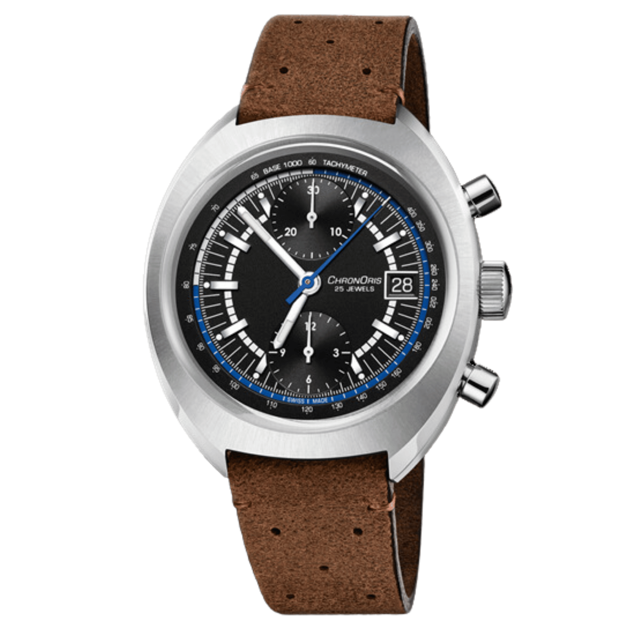 Oris Chronoris Williams Racing 40th Anniversary Limited Edition automatic black dial leather strap 40 mm