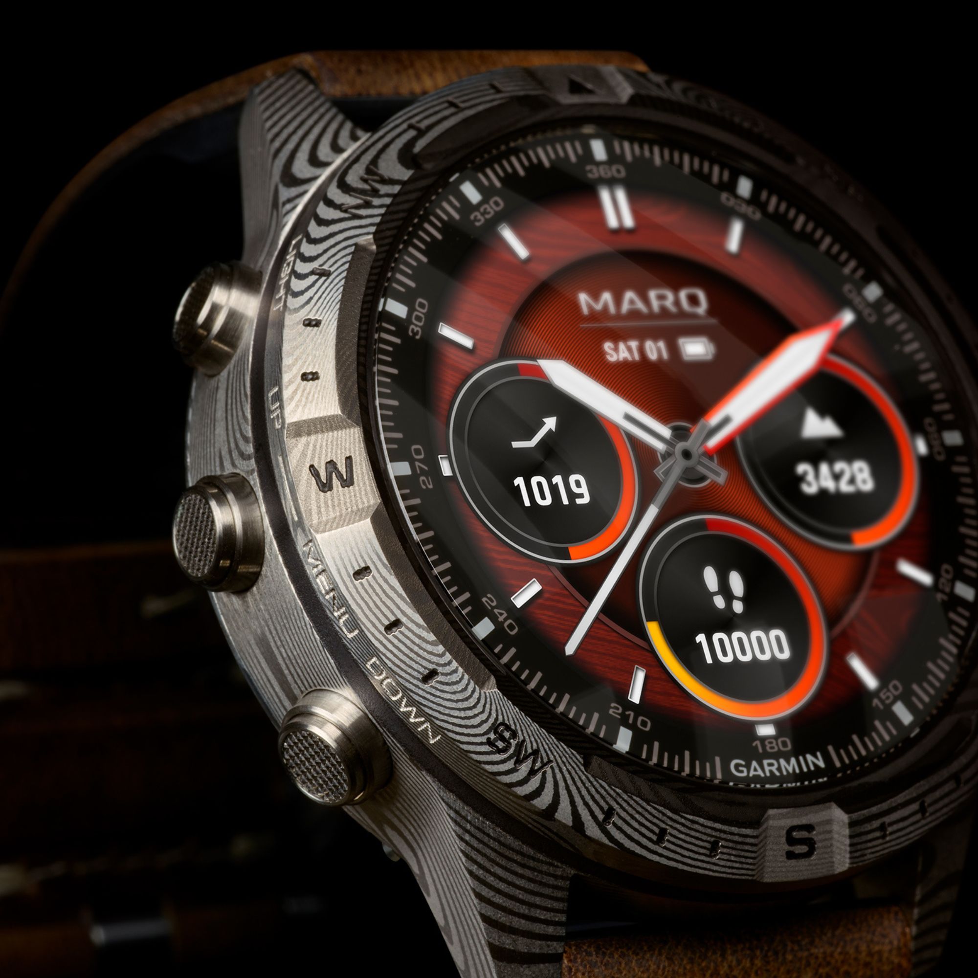 Garmin Marq Gen 2 Adventurer Damascus Steel Edition 46 mm watch