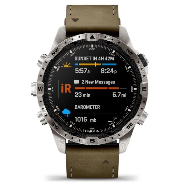 Garmin Marq Gen 2 Adventurer Damascus Steel Edition 46 mm watch