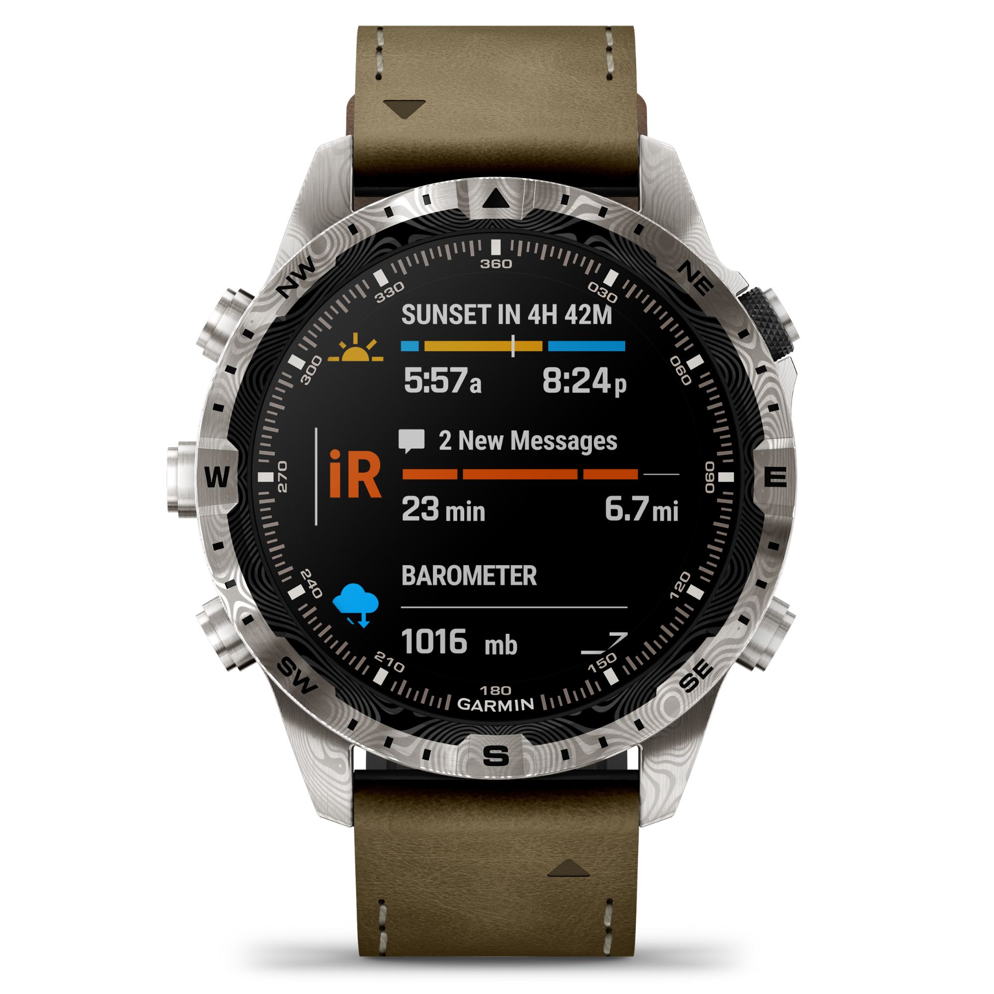 Garmin Marq Gen 2 Adventurer Damascus Steel Edition 46 mm watch