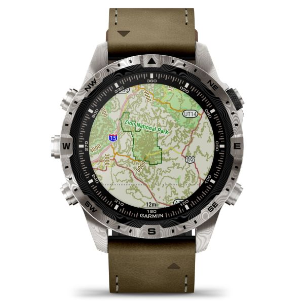 Garmin Marq Gen 2 Adventurer Damascus Steel Edition 46 mm watch