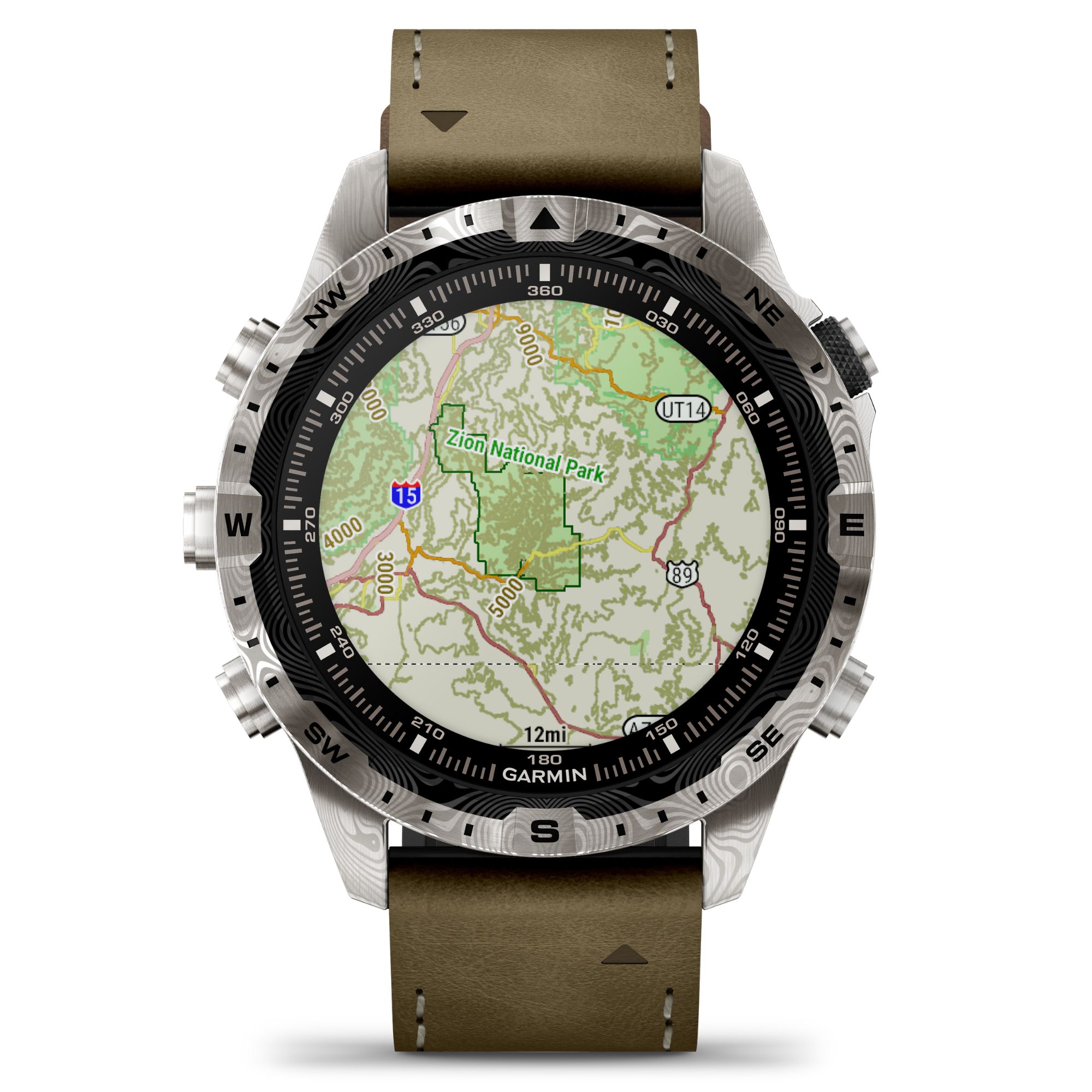 Garmin Marq Gen 2 Adventurer Damascus Steel Edition 46 mm watch
