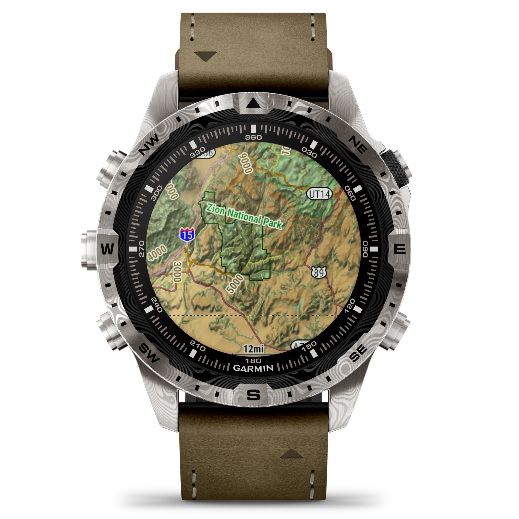 Garmin Marq Gen 2 Adventurer Damascus Steel Edition 46 mm watch